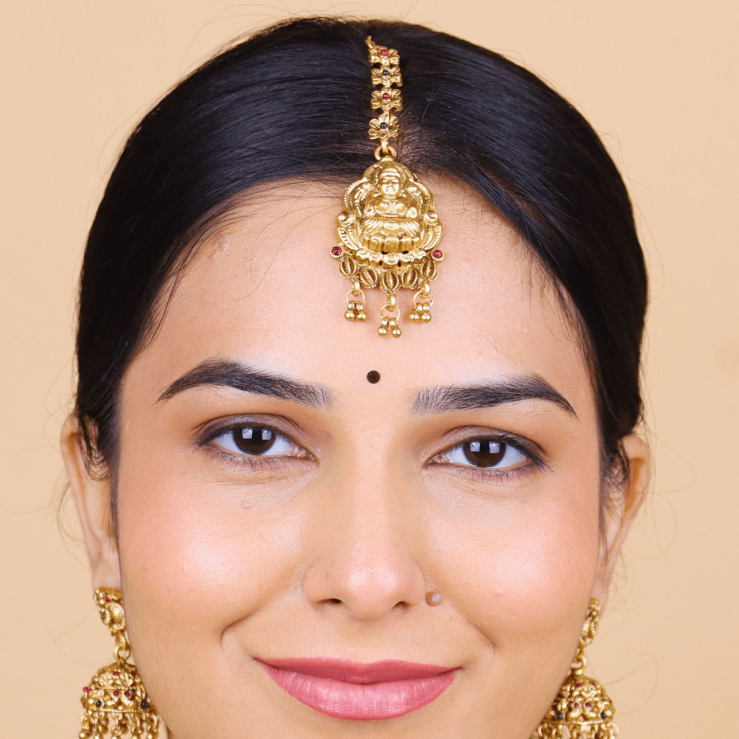 MIDAM™ Gold-Plated Temple Maangtikka