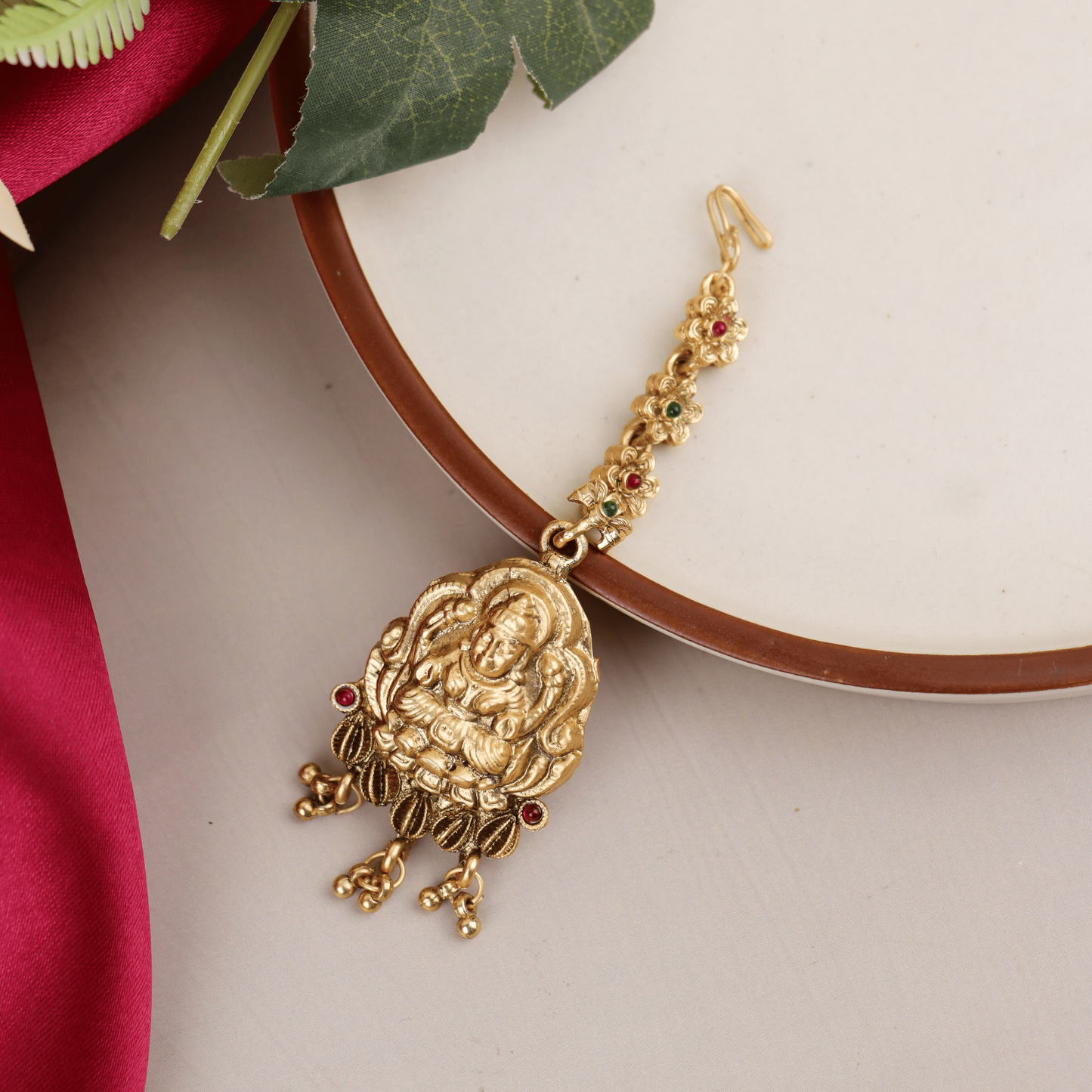 MIDAM™ Gold-Plated Temple Maangtikka