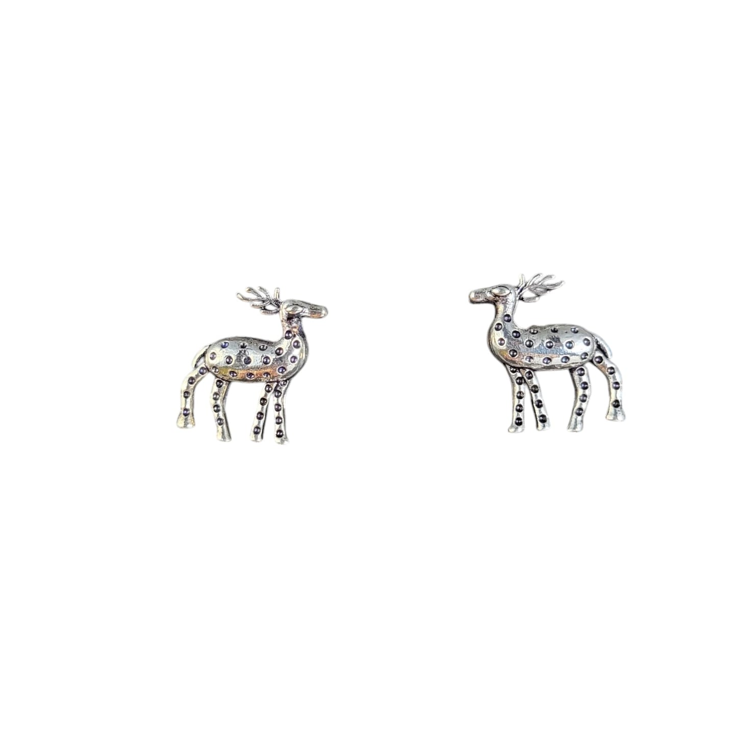 MIDAM™ German Oxidized Silver Deer Studs Earrings
