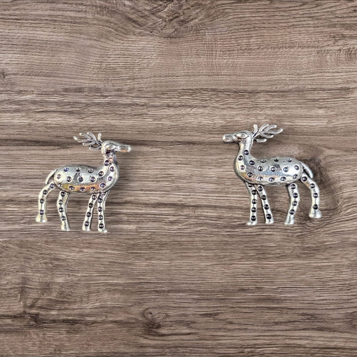 MIDAM™ German Oxidized Silver Deer Studs Earrings